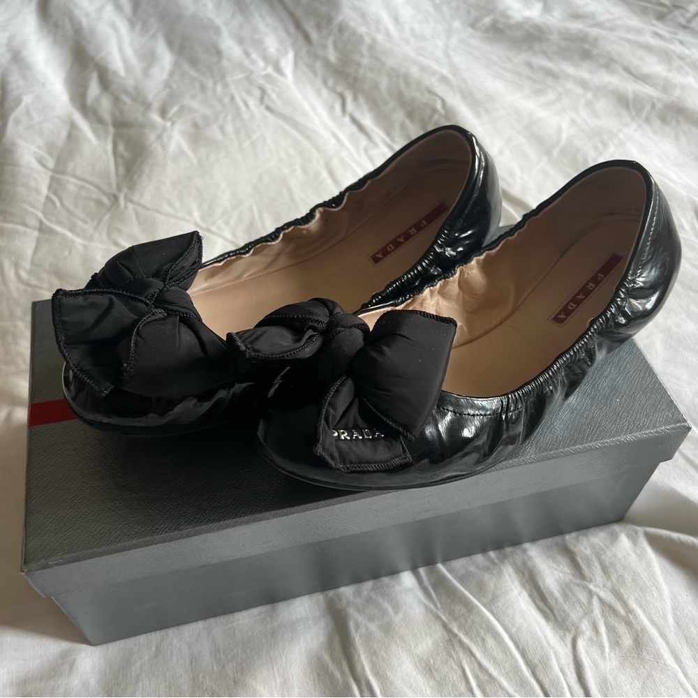 Prada Ballet Flats Black